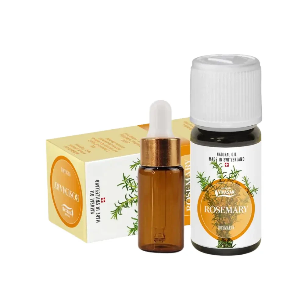 Натуральна ефірна олія Розмарин 5мл пробник Вівасан Швейцарія Vivasan Rosemary Oil Essential Switzerland