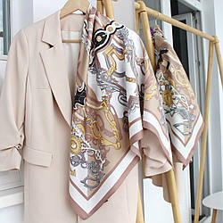 Хустка шовкова "Сандра ейфорія" бежева 208198