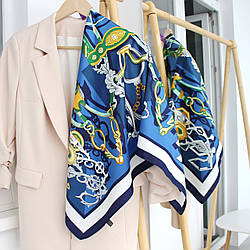 Хустка шовкова "Сандра ейфорія" синя 208200