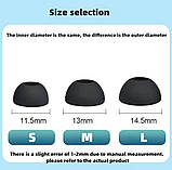 Оригінальні амбушури OPPO Enco Buds 2 Enco Buds 3 Enco Air 4 Air 3 Enco X3 Enco Air 2 Pro размер L Большие, фото 10