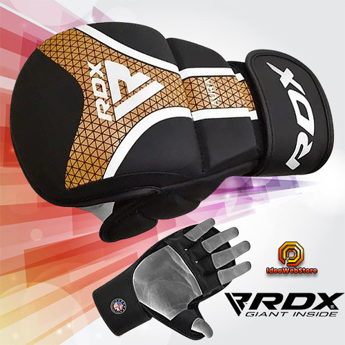 Рукавички для MMA змішаних видів єдиноборств бойового самбо ММА RDX T-17размер L капа в комплекті