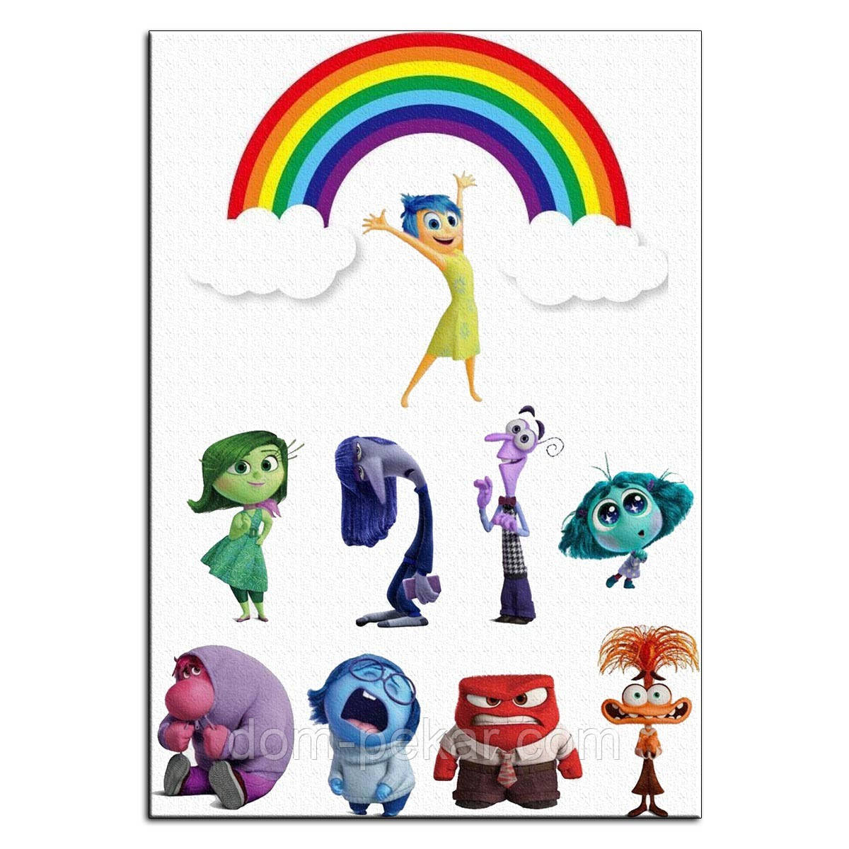 Inside Out головоломка вафельна картинка