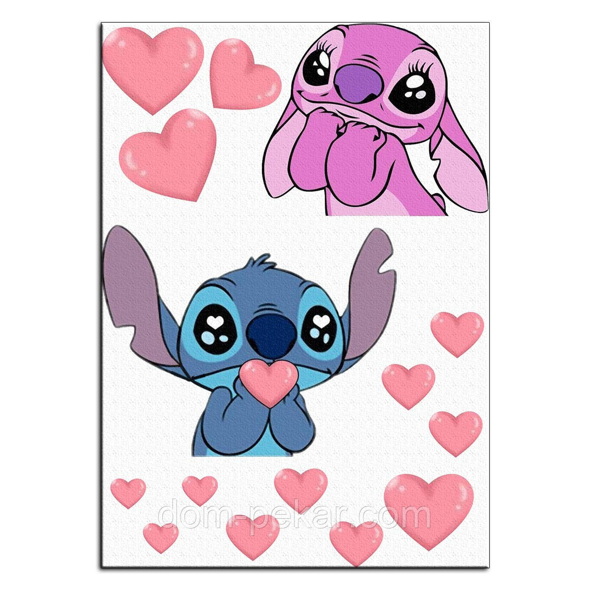 Стіч Stitch вафельна картинка