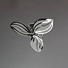 Світлодіодна люстра 70 Вт колір хром з підсвічуванням основи та пультом д/к D-9103/3HR LED 3color dimmer, фото 5