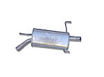 Глушник Опель Корса С (Opel Corsa З) 1,2 i 16V 09/00- (17.543) Polmostrow алюминизированный