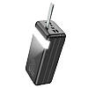 Портативний акумулятор павербанк Power Bank Hoco Electric 60000mAh 22.5W Black (J86В), фото 4