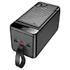 Портативний акумулятор павербанк Power Bank Hoco 90000 mAh Element 333Wh Black (J123D), фото 3