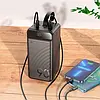 Портативний акумулятор павербанк Power Bank Hoco 90000 mAh Element 333Wh Black (J123D), фото 7