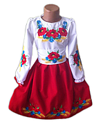 Вышитое платье для девочки "Мониса" (Вышитое платье для девочки "Мониса") DT-0026