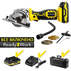 Пила циркулярна акумуляторна міні Trotec PCSS 05-20V + кейс (4430000105)