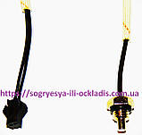 Датчик NTC води М8 50 кОм дріт з "ОБПЛЕТЕННЯМ" клема "папа" два виходи (б.ф.у, К) колонок газових, к.з. 0127/2, фото 2