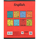 Зошит предметний Kite Sketch K24-240-18, 48 аркушів, линія, англійська мова, фото 7