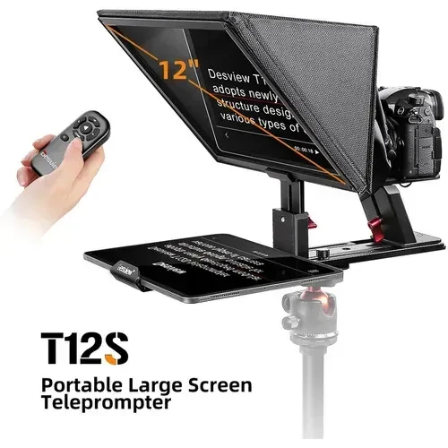 Телесуфлер-телевізор Desview (Bestview) T12S telepromter (12.9") — суфлер для планшета