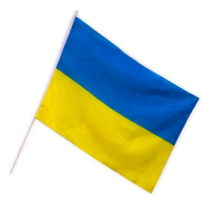 Прапор України 60*90 (782105) зі штоком