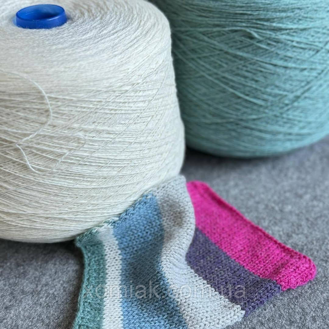 Пряжа мериносова Must baby merino Ciavazza Zegna Baruffa 2/15 білий