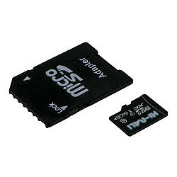 Карта Пам'яті  Hi-Rali MicroSDXC 64gb UHS-3 10 Class & Adapter Колір Чорний