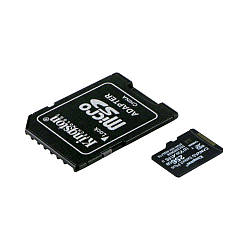 Карта Пам'яті Kingston Canvas Select Plus microSDXC (UHS-1) 256gb 10 Class & Adapter Колір Чорний