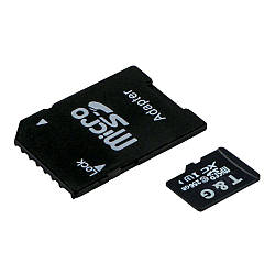 Карта Пам'яті  T&G MicroSDXC 256gb UHS-3 10 Class & Adapter Колір Чорний
