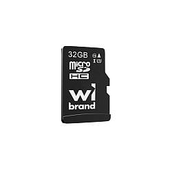 Карта Пам'яті Wibrand MicroSDHC 32gb UHS-1 10 Class Колір Чорний