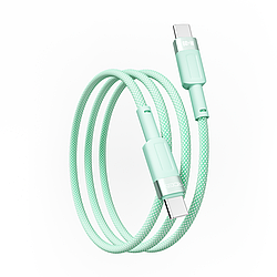 Кабель USB Ridea RC-CP43 ColorPro Type-C to Type-C 60W 1.2m Колір Зелений