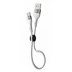 Кабель USB Ridea RC-XS51 X-Silicone Type-C 3A 0.25m Колір Бiлий