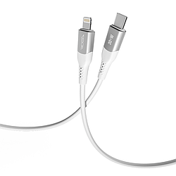 Кабель USB Ridea RC-US42 UltraStrong Type-C to Lightning 30W 1.2m Колір Бiлий