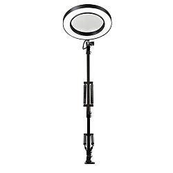 Лампа Кільцева 16 см з Лінзою на Струбцині Колір Чорний