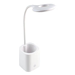 Лампа Настільна з Підставкою  WS-8002 1200 мАч Колір Білий