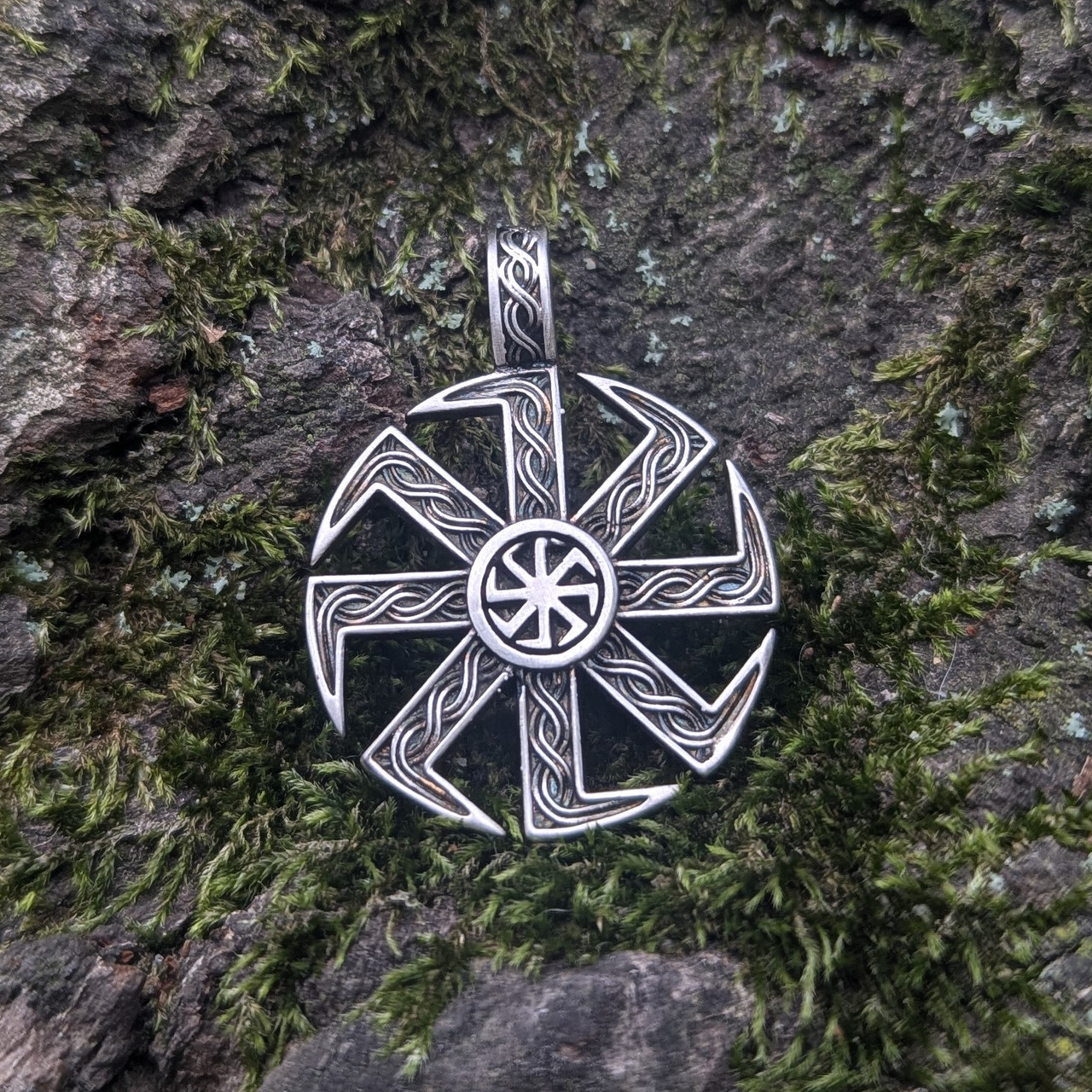 Коловрат двосторонній, Колядник з в'яззю кулон, оберіг, амулет, талісман