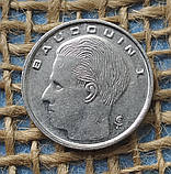 1 франк 1990 року. Бельгiя, фото 2