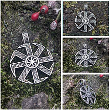 Коловрат двосторонній, Колядник з в'яззю кулон, оберіг, амулет, талісман, фото 3