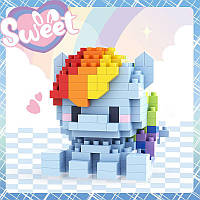 Конструктор блоковий дитячий My Little Pony Май Літл Поні Rainbow Dash Веселка Деш