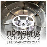 Даховий термостійкий гібридний димосос на трубу PiroJet Blast 200 нерж - 1000 м3/год - 600 Па, фото 8