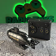 Підводний човен на радіокеруванні Nautilus Чорний |  Субмарина на пульті | Човен на радіоуправлінні, фото 4