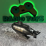 Підводний човен на радіокеруванні Nautilus Чорний |  Субмарина на пульті | Човен на радіоуправлінні, фото 8