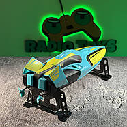 Катер на радіокеруванні Aqua Dragon 30 км/год Aquamarine | Човен на пульті управління | Корабель на радіоуправлінні, фото 6