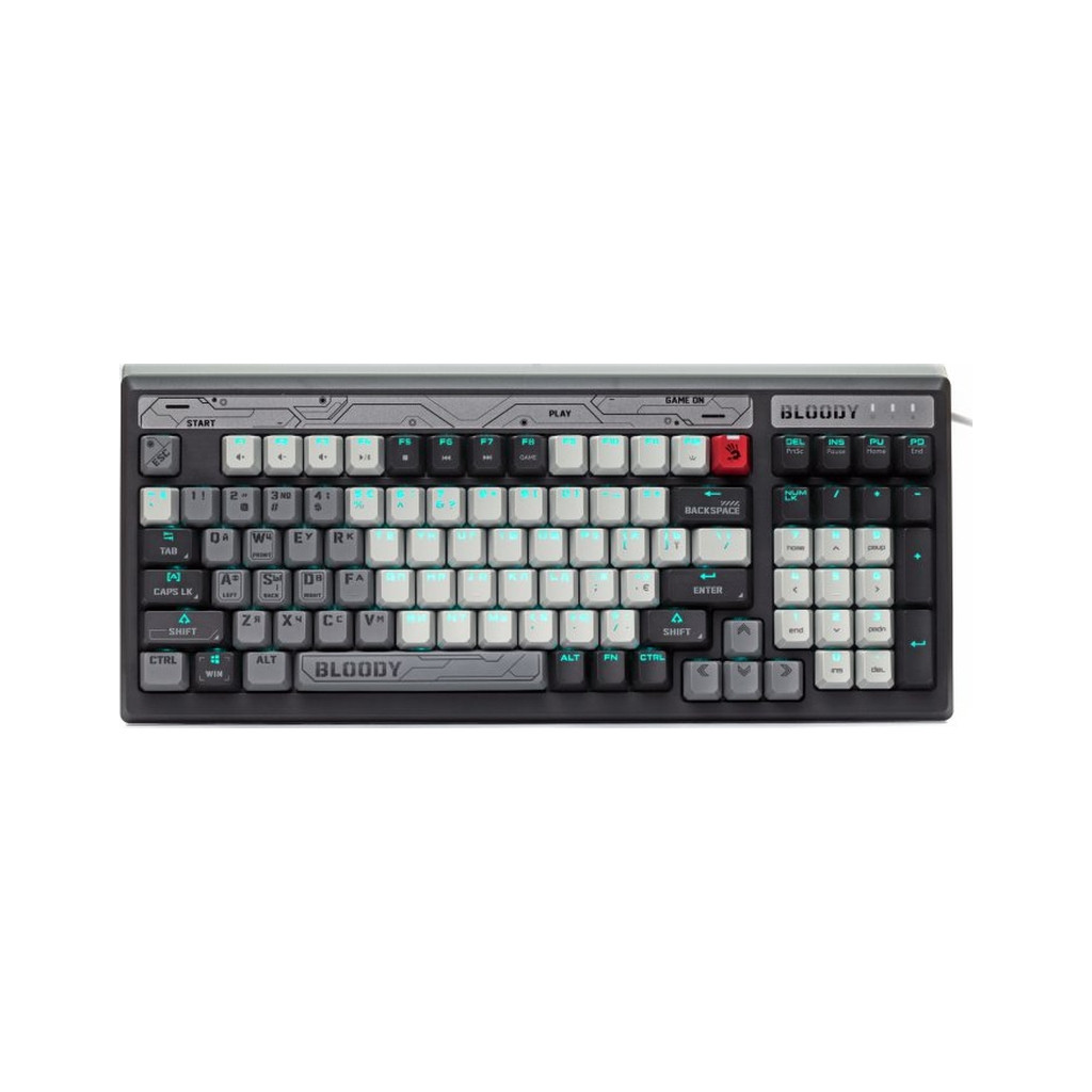 Клавіатура A4Tech Bloody B950 RGB LK Libra USB Warrior Grey (4711421995450), фото 1