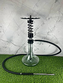 Кальян Trumpet Rider S - Чорний глянцевий (повний комплект) із колбою Craft