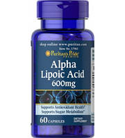 Alpha Lipoic Acid 600 mg Puritan's Pride, 60 капсул