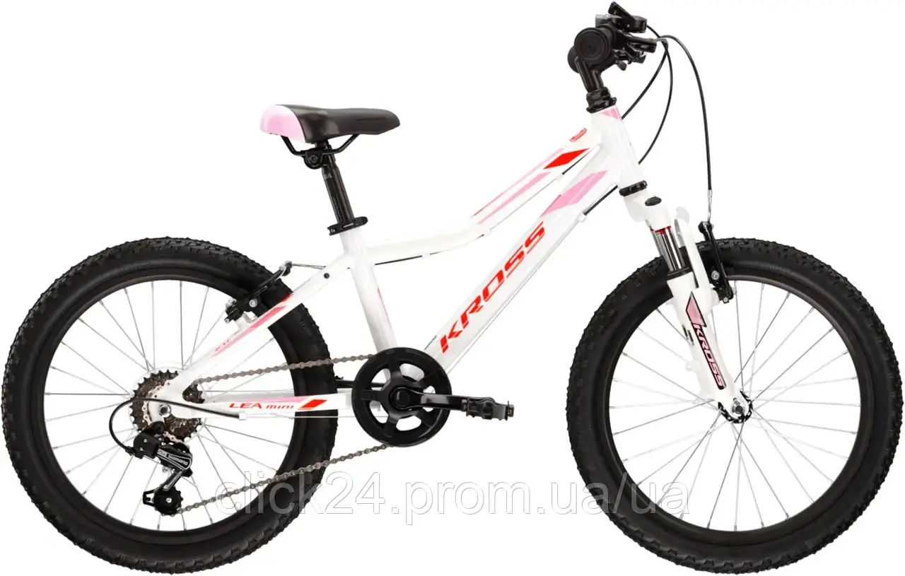 Kross Lea Mini 2.0 Biały Czerwony Рожевий Połysk 20 2022