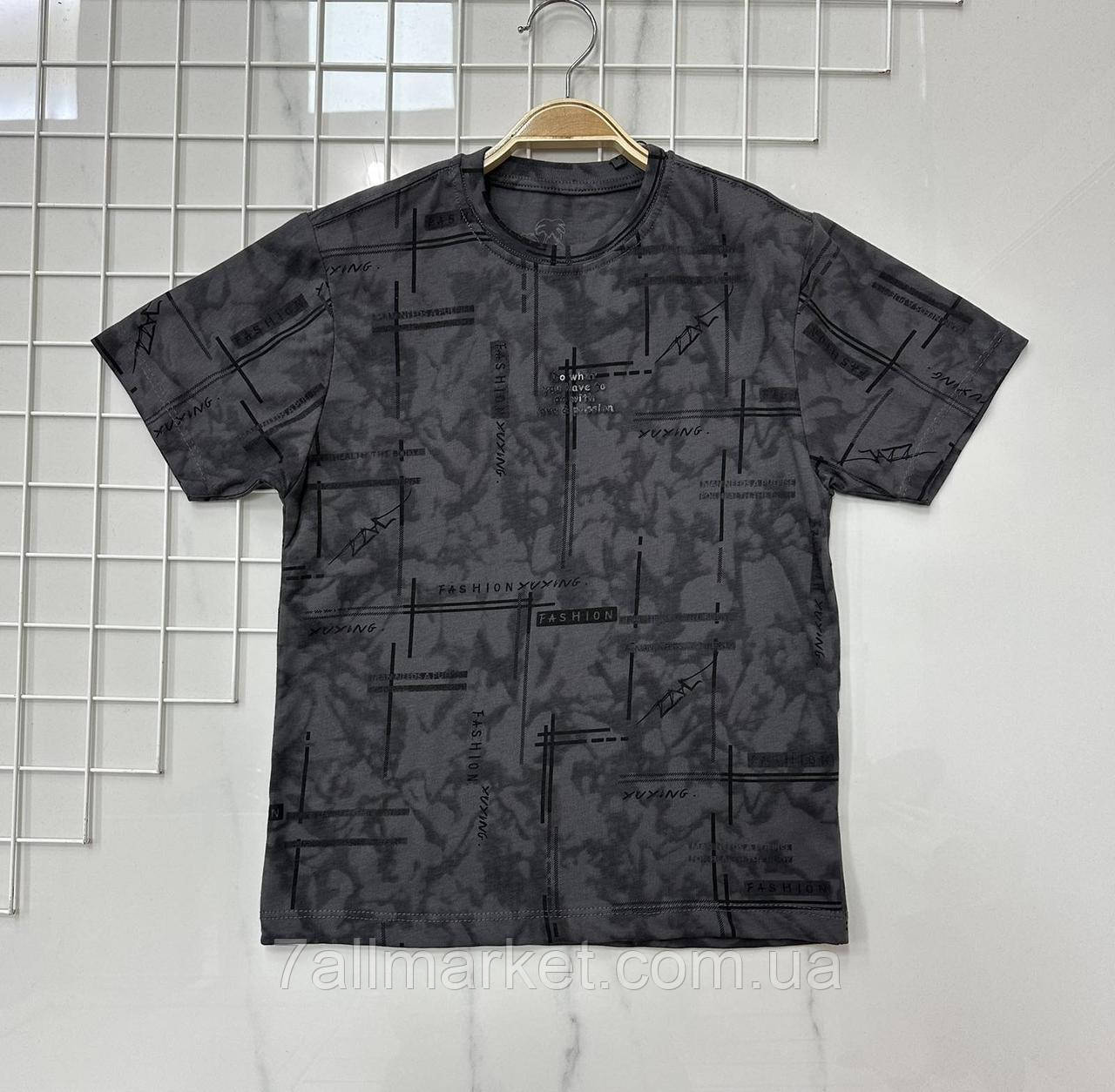 Футболка підліткова стильна з принтом на хлопчика 13-16 років "PONI KIDS" купити гуртом в Одесі на 7 км