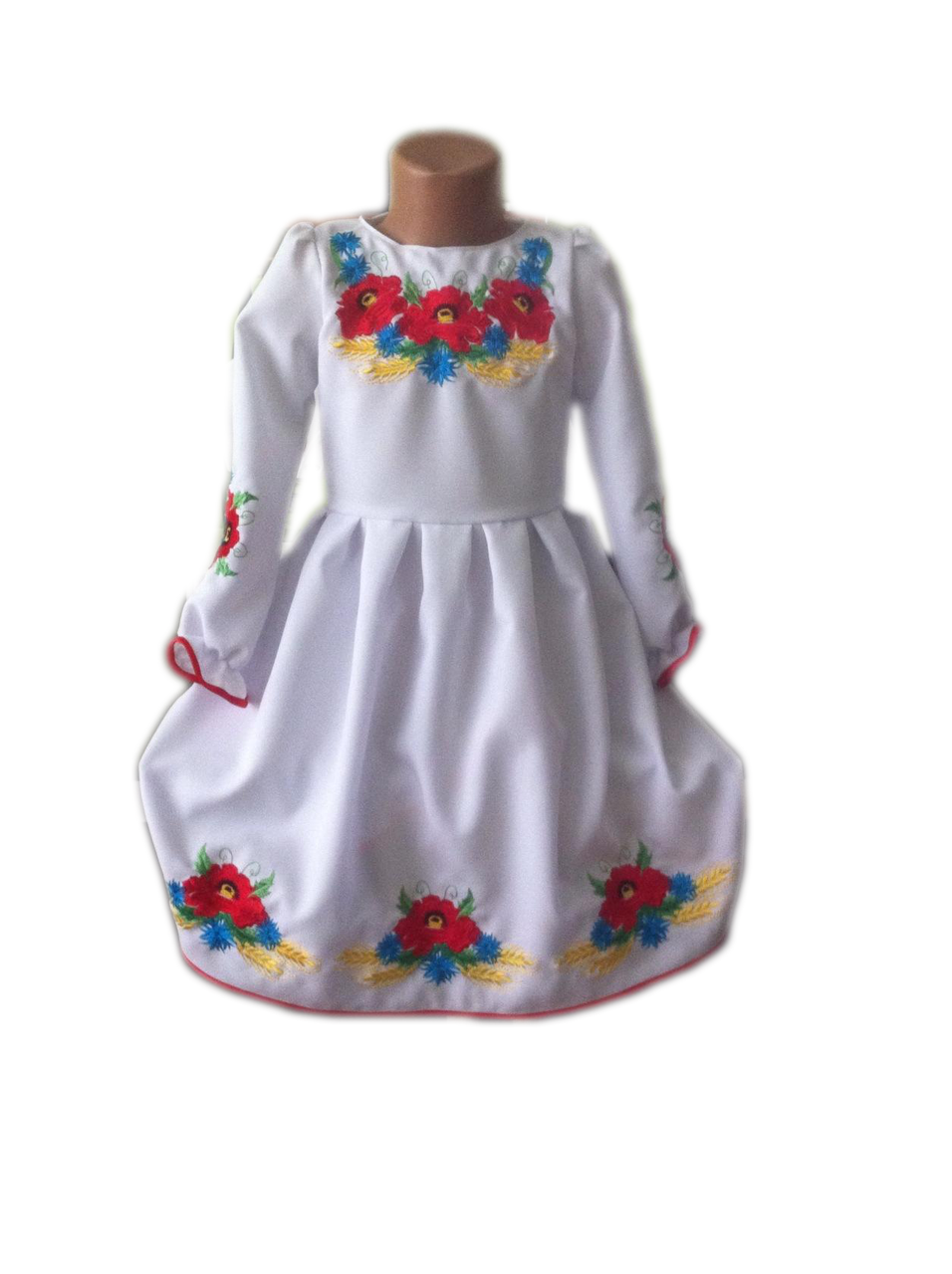 Вышитое платье для девочки "Лорет" (Вышитое платье для девочки "Лорет") DT-0022 - фото 1 - id-p403865332