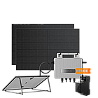 Комплект EcoFlow STREAM Microinverter/2*400W Rigid Solar Panel Combo/Розумний лічильник Smart Meter/Регульований кронштейн для