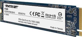 Накопичувач SSD 512GB Patriot P300 M.2 2280 PCIe 3.0 x4 NVMe TLC (P300P512GM28)