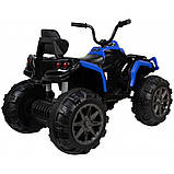 Дитячий акумуляторний квадроцикл Spoko HM-1288 Синій, фото 7