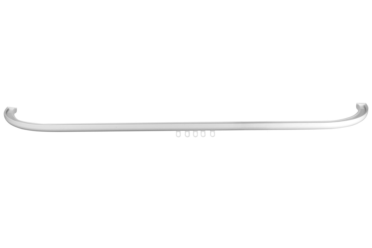 Карниз для штор із вигином (поворотами) профіль Техно 15, гнутий, однорядний, 2 кути