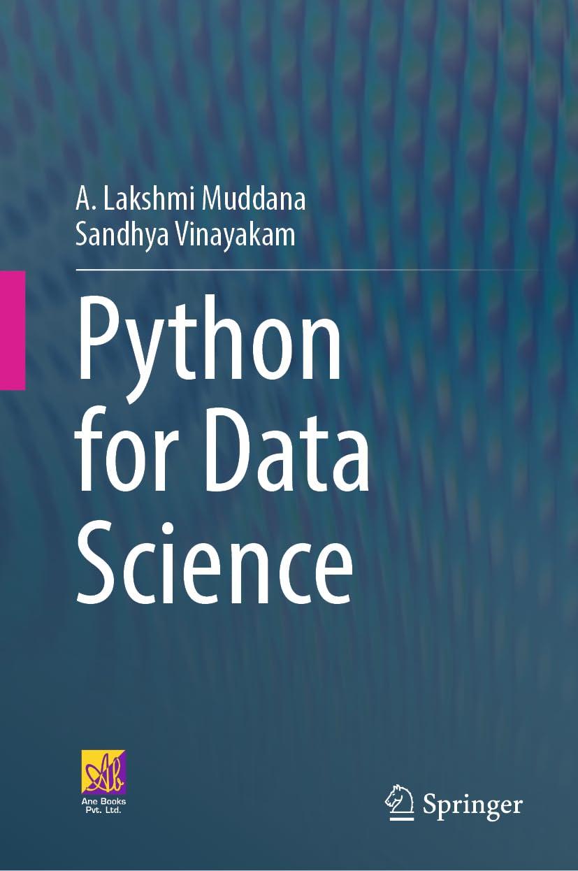 Python for Data Science, A. Lakshmi Muddana, Sandhya Vinayakam, фото 1