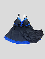 Танкини с плавками 2025 Fuba 25061 ярко-синий(В НАЛИЧИИ ТОЛЬКО 50 52 54 56 58 УКР р-ры), фото 4