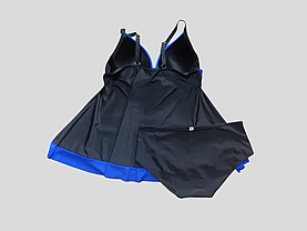 Танкини с плавками 2025 Fuba 25061 ярко-синий(В НАЛИЧИИ ТОЛЬКО 50 52 54 56 58 УКР р-ры), фото 3