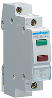 Сигнальний індикатор зелений, червоний LED 230V AC SVN126 Hager на DIN-рейку